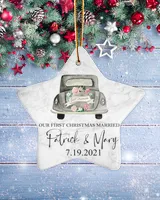 Porcelain Ornament - Star