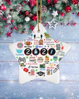 Porcelain Ornament - Star