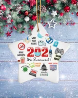 Porcelain Ornament - Star