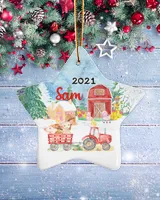 Porcelain Ornament - Star
