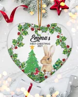Porcelain Ornament - Heart