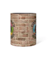 Hippie Symbol Every Little Thing Is Gonna Be Alright Accent Mug