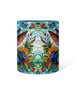 Beautiful Hummingbird Flower Personalized Accent Mug