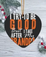 Wood Ornament - Heart