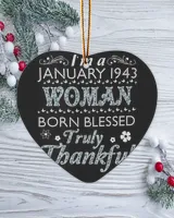Wood Ornament - Heart