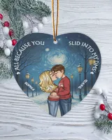 Wood Ornament - Heart