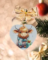 Wood Ornament - Heart