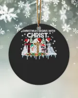 Wood Ornament - Circle