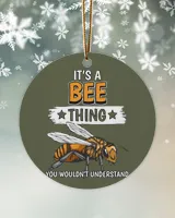 Wood Ornament - Circle