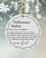 Wood Ornament - Circle
