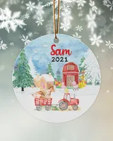 Wood Ornament - Circle