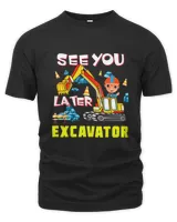 See You Later Excavator Men's Premium Tshirt black s