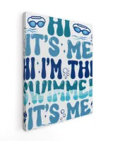 Hi It's Me Hi I'm the Swimmer It's Me Shirt, Swimmer Shirt, In My Swimmer Era Shirt, Swim Mom Shirt, Gift for Swimmer
