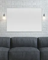 Personalized Custom Song Lyrics On Picture Photo Canvas CS48 Ready To Hang Landscape Canvas white 14x11in