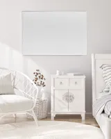 Personalized Custom Song Lyrics On Picture Photo Canvas CS48 Ready To Hang Landscape Canvas white 14x11in