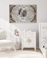 Personalized Custom A Letter From Heaven Memorial Canvas Art FC80 Ready To Hang Landscape Canvas white 14x11in