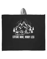 Hooded Sherpa Fleece Blanket