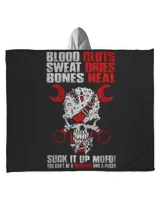 Hooded Sherpa Fleece Blanket