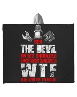 Hooded Sherpa Fleece Blanket
