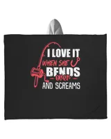 Hooded Sherpa Fleece Blanket