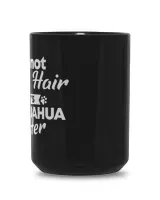 Mug It's not Dog Hair it's Chihuahua Glitter Black Mug 15oz black 15oz