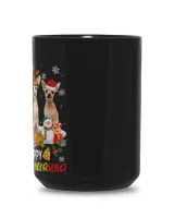Chihuahua Dog Happy Hallo Thank Xmas Dog Lover Black Mug 15oz black 15oz