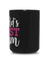 The World's Best Mom Black Mug 15oz black 15oz