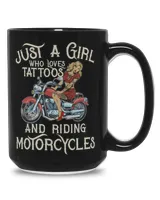 Girl Loves Tattoos And Riding Motorcycles