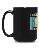 I Like Horses And Maybe 3 People Black Mug 15oz black 15oz