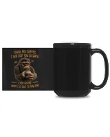 "Touch My Coffee" Bigfoot With Coffee Mug - Hiking, Camping, Backpacking