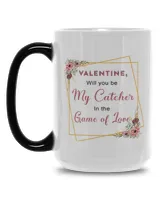 Valentine Mug For Softball Lovers- Softball Mug Gifts Magic Mug 15oz white 15oz