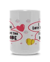 Valentine Mug- For Softball Lovers- Softball Mug Gifts Magic Mug 15oz white 15oz