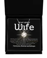 Love Knot Silver Necklace