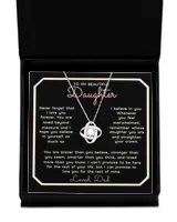 Love Knot Silver Necklace