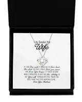 Love Knot Silver Necklace