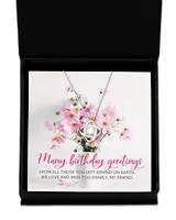 Love Knot Silver Necklace