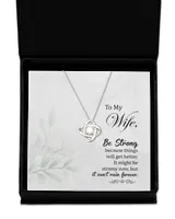 Love Knot Silver Necklace