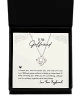 Love Knot Silver Necklace