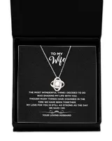 Love Knot Silver Necklace