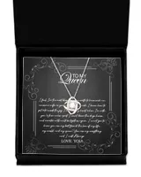 Love Knot Silver Necklace