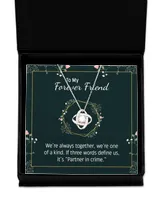 Love Knot Silver Necklace
