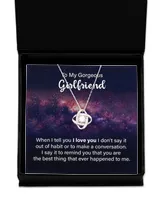 Love Knot Silver Necklace