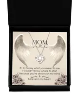 Love Knot Silver Necklace