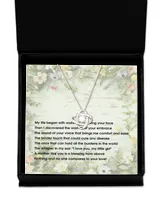 Love Knot Silver Necklace