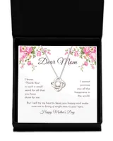 Love Knot Silver Necklace