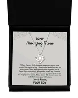 Love Knot Silver Necklace