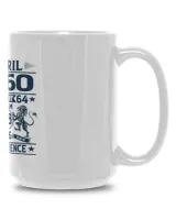 April 1960 USA12 White Mug 15oz white 15oz