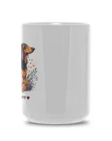 I Very Love Dachshund White Mug 15oz white 15oz