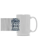 April 1960 USA12 White Mug 15oz white 15oz