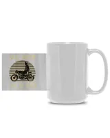 Men Cafe racer Full of Speed Mug White Mug 15oz white 15oz